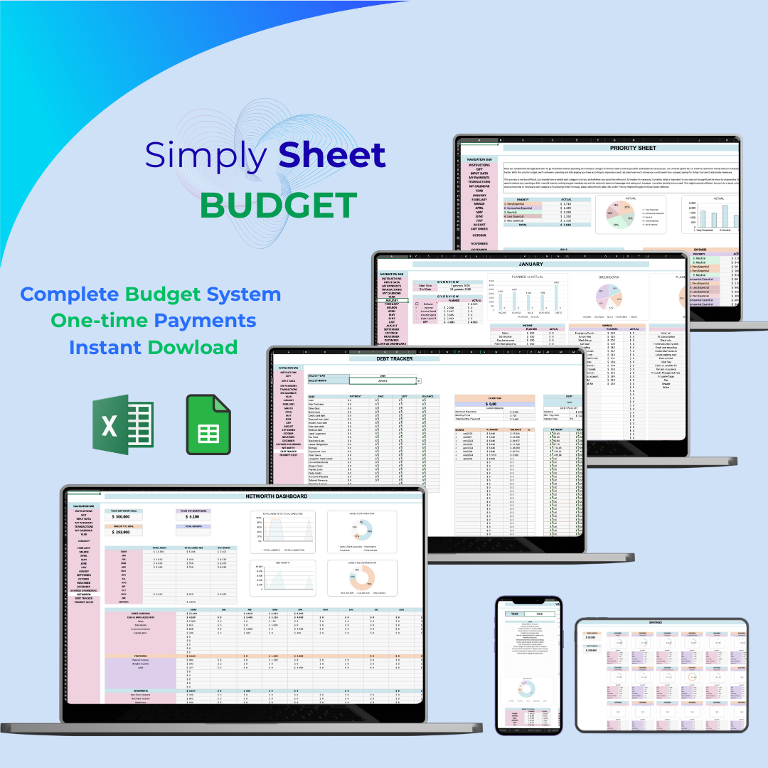 Simply Sheet Budget